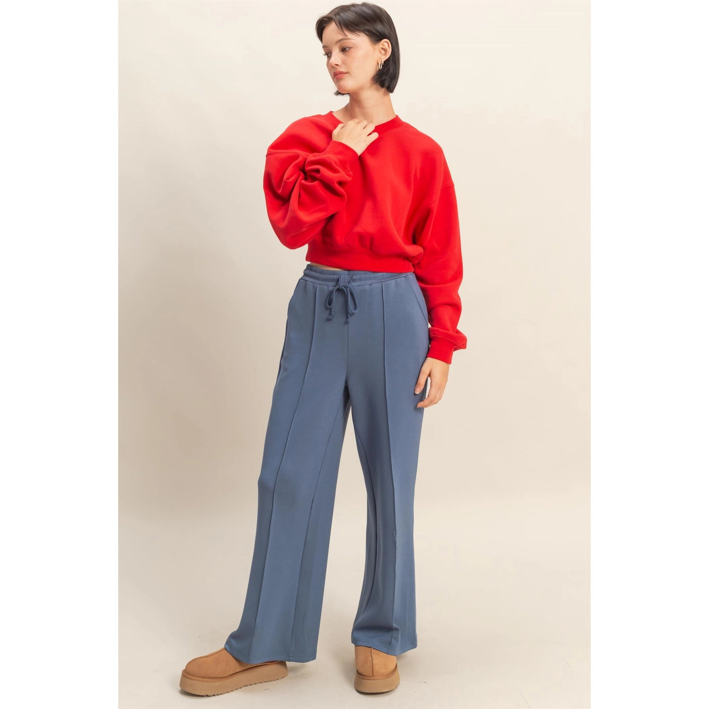 daphne cropped crewneck
