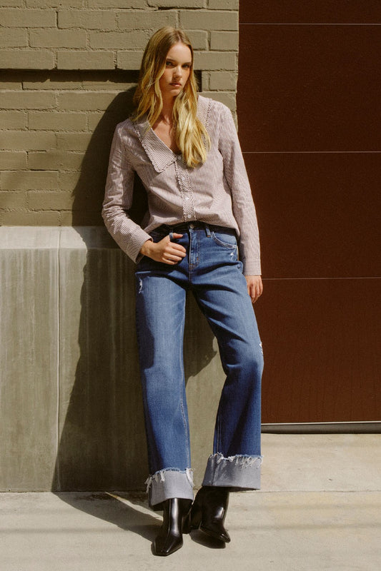 olivia cuffed jean