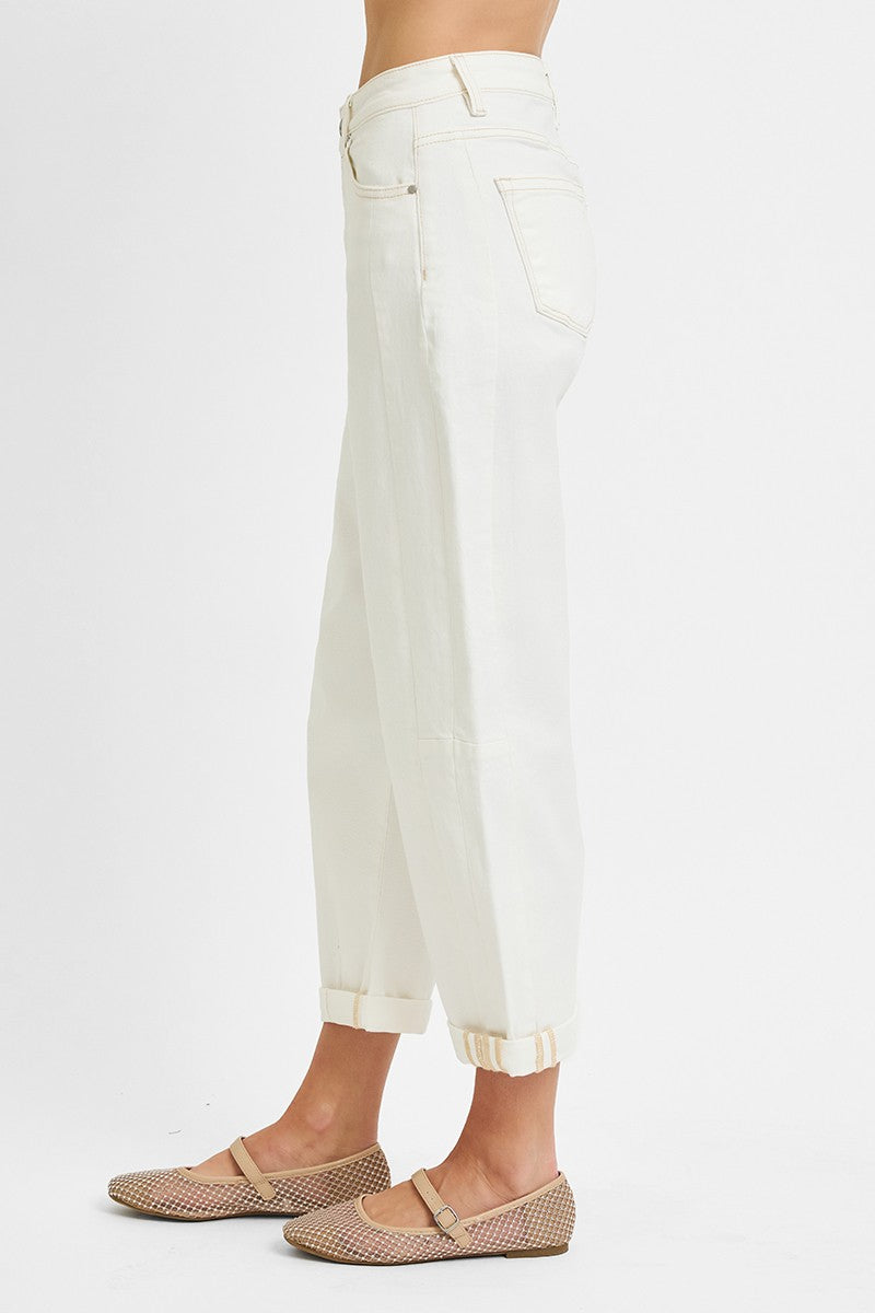 zoe barrel cuff jean