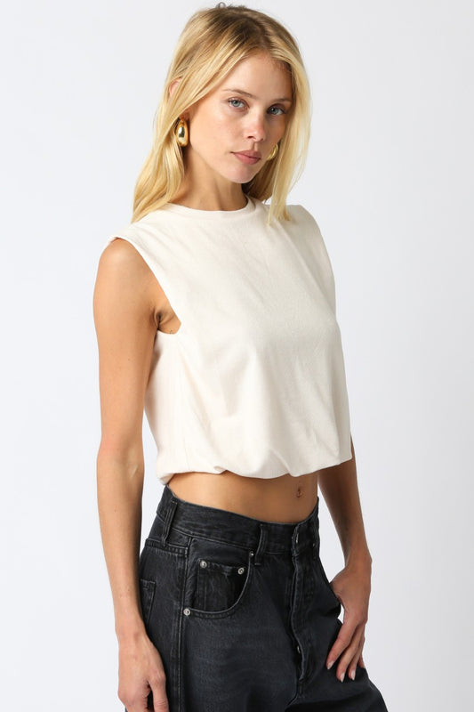 serena cropped tank