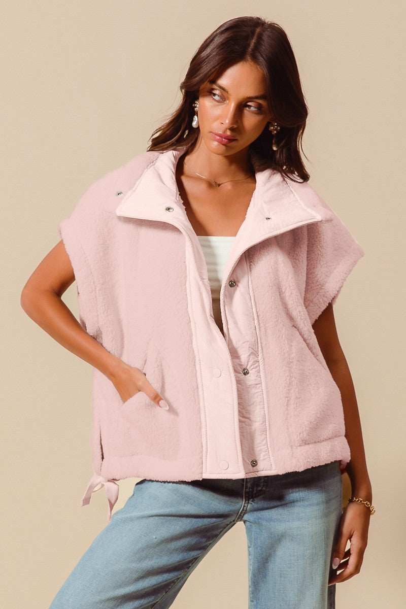 gracelyn fleece vest