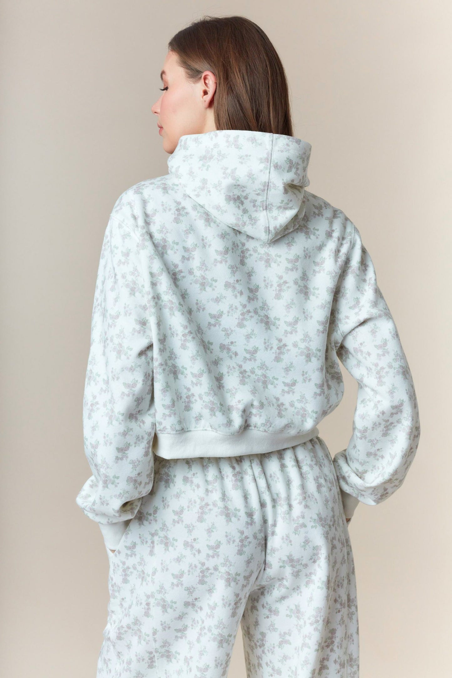 aspen floral hoodie