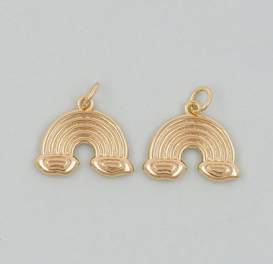 gold rainbow charm