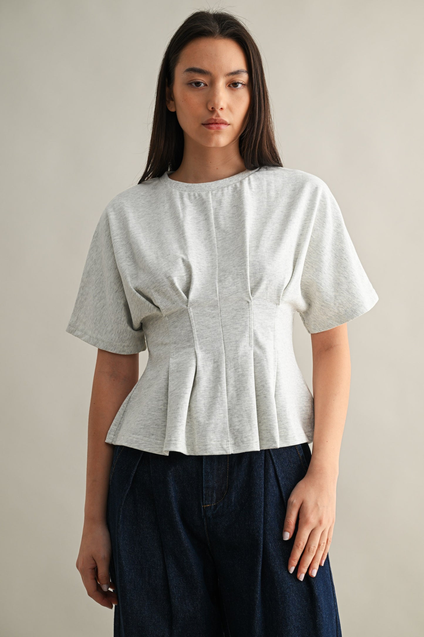 averie pleated top