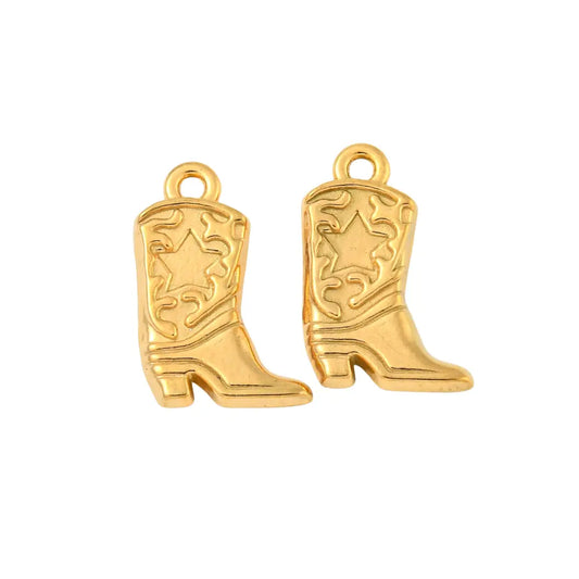 coastal cowgirl boot charm