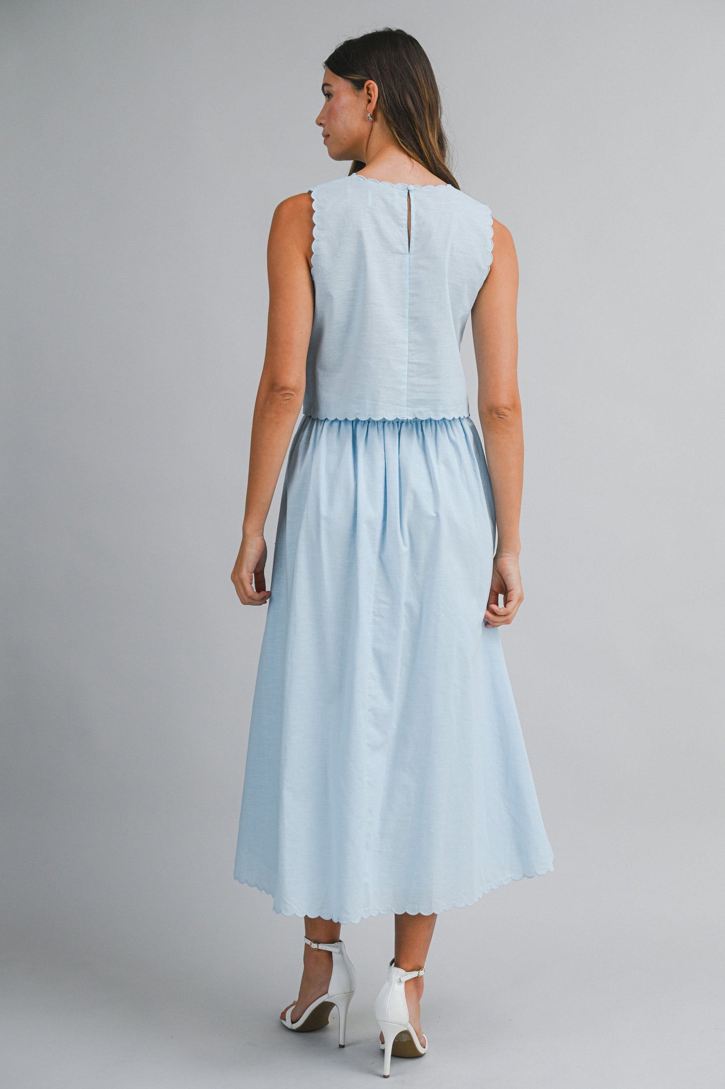 annabel eyelet skirt set