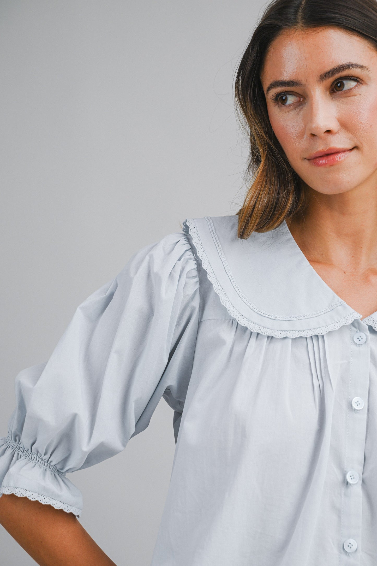 kate peter pan collar blouse