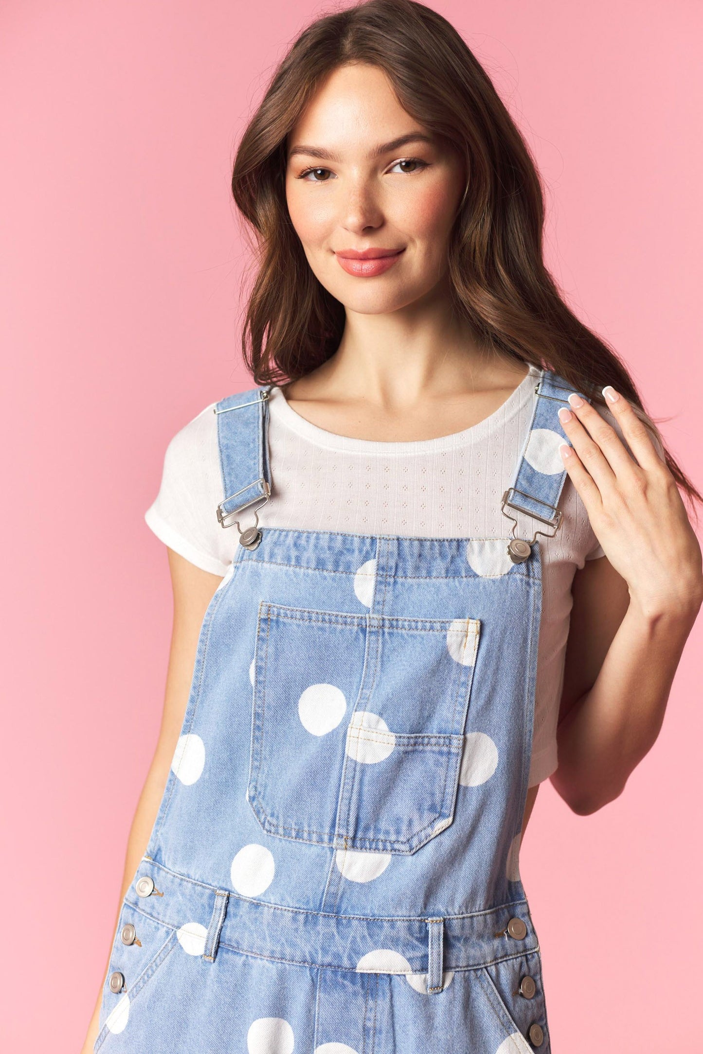 molly polka dot overalls