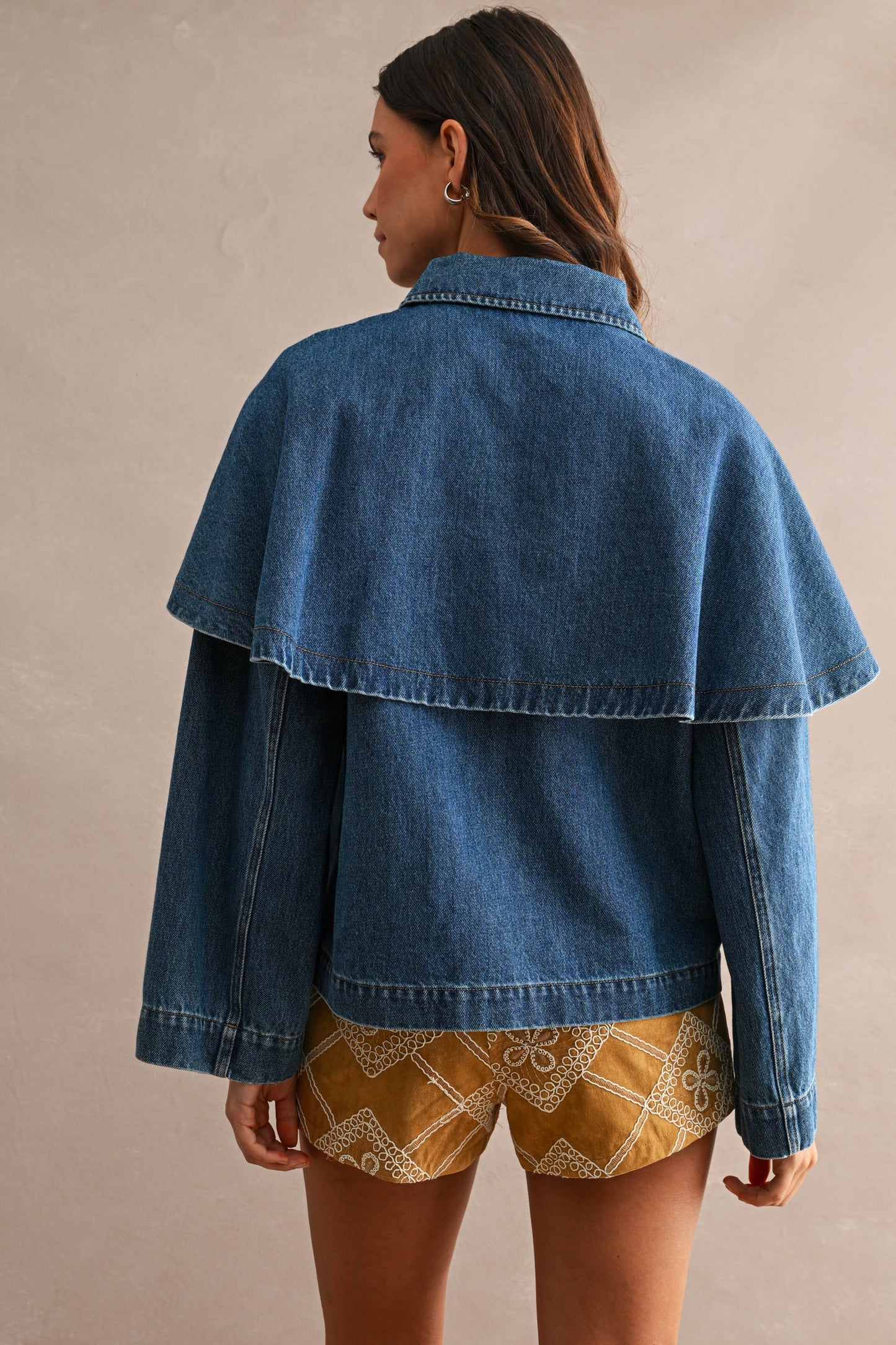 cape overlay jacket
