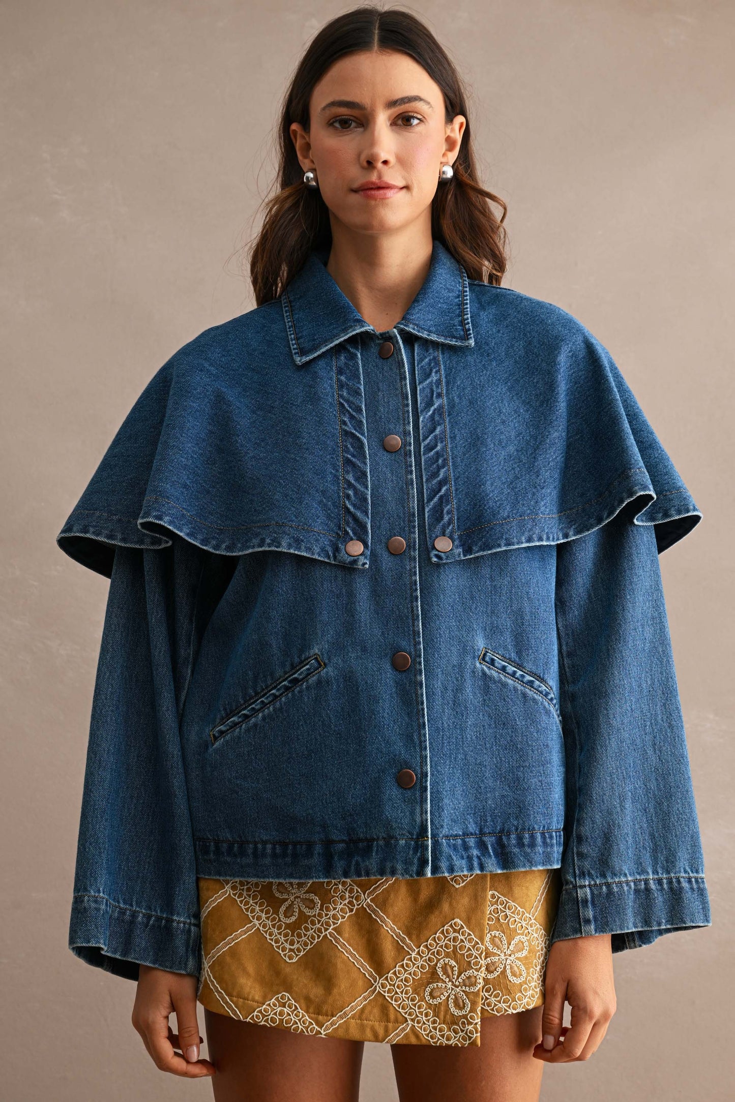 cape overlay jacket