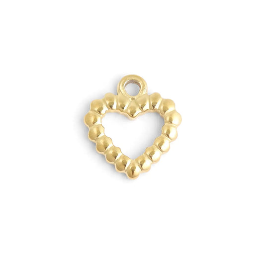 open heart charm