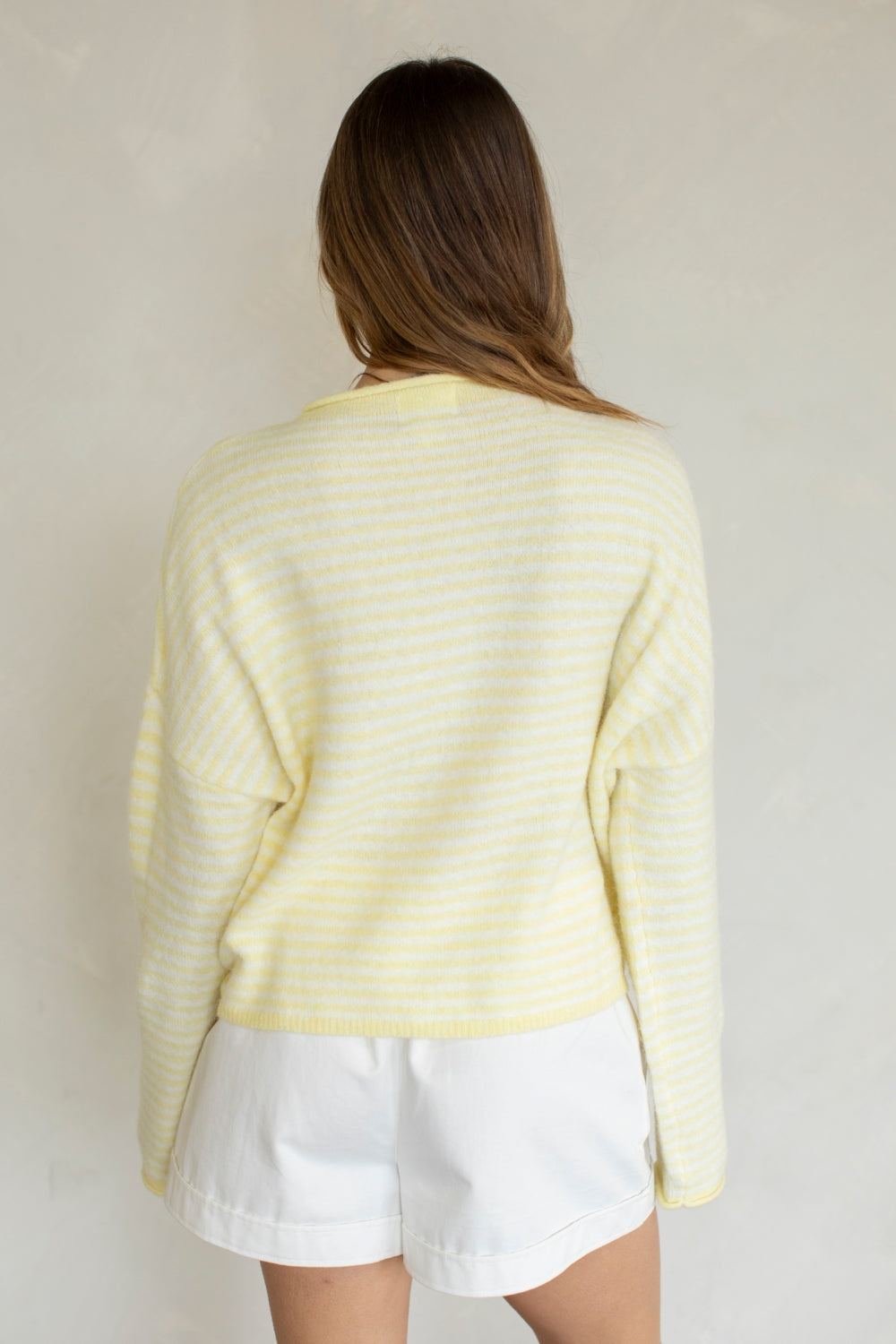 mini stripe cardi
