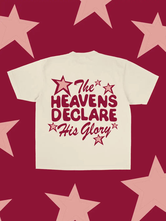 heaven declares his glory tee