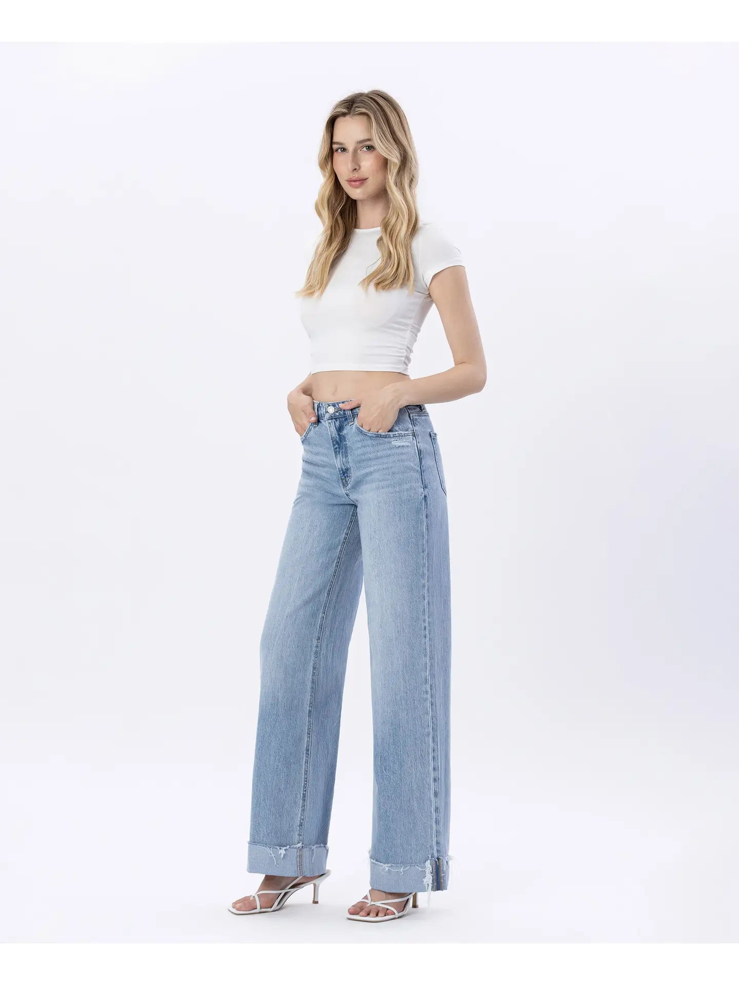 reagan cuffed jean