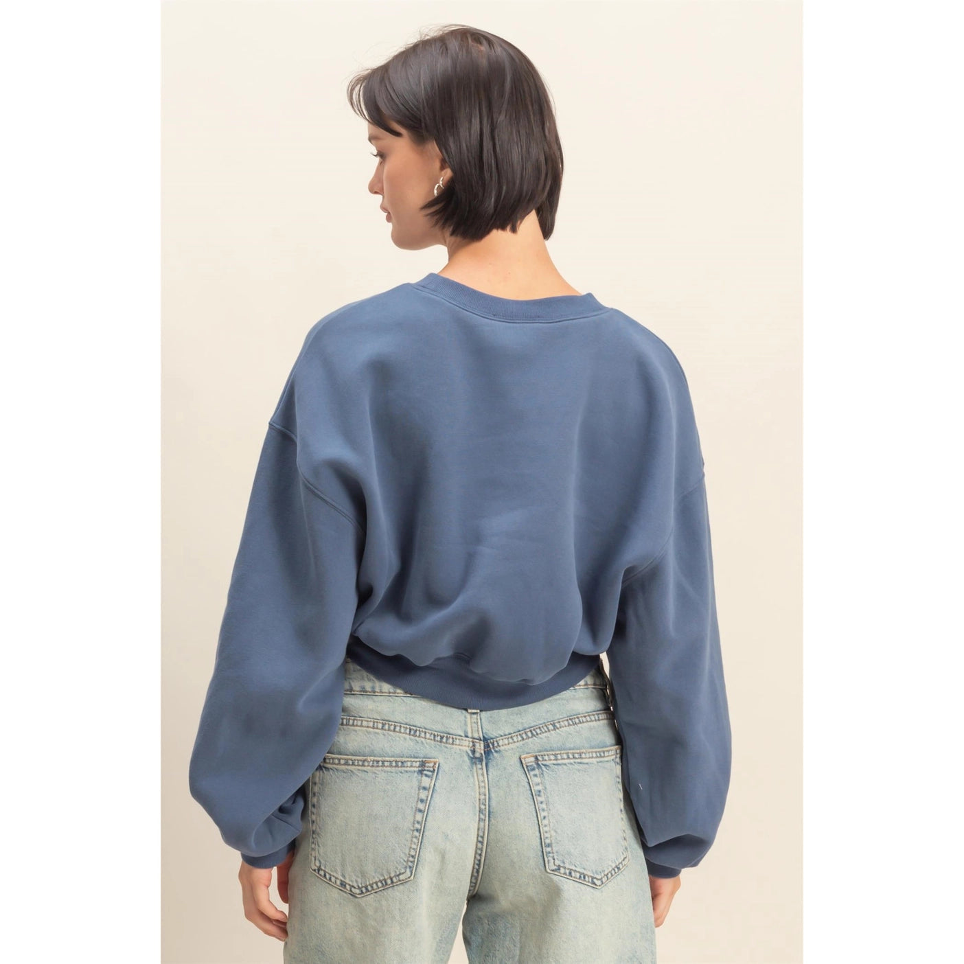 daphne cropped crewneck
