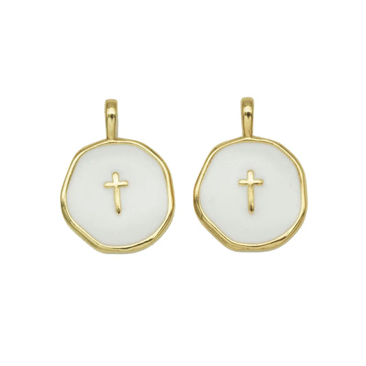 circle cross pendent