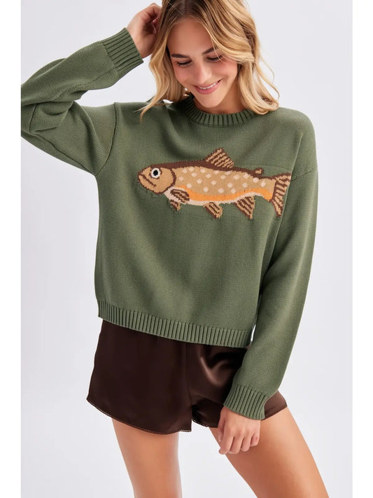 gone fishin sweater