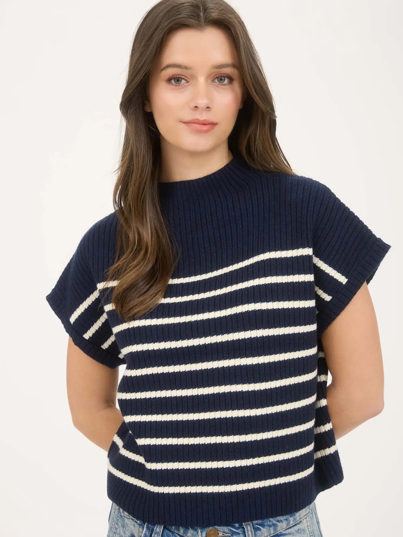karsyn mock neck sweater