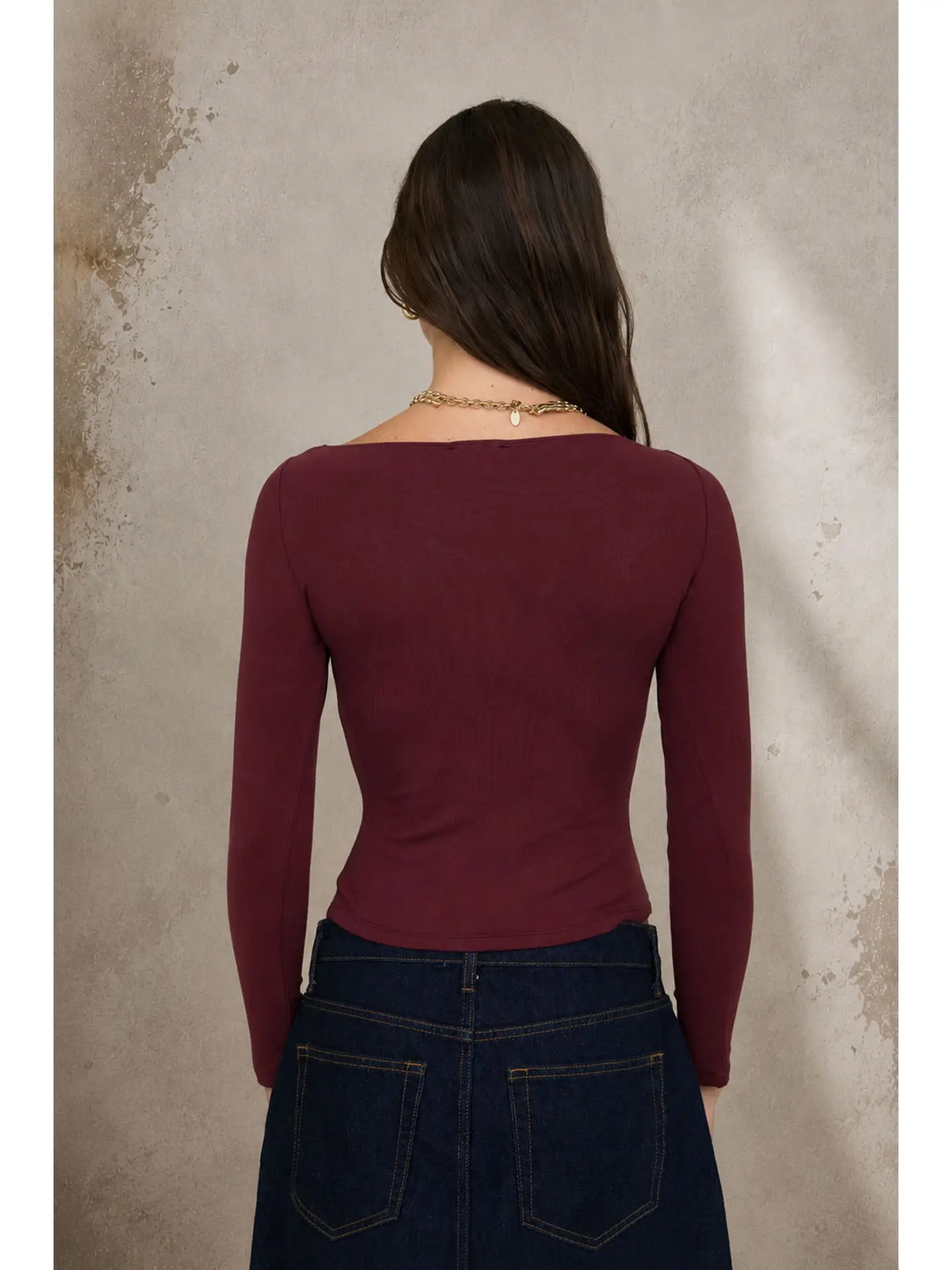 allie boat neck long sleeve