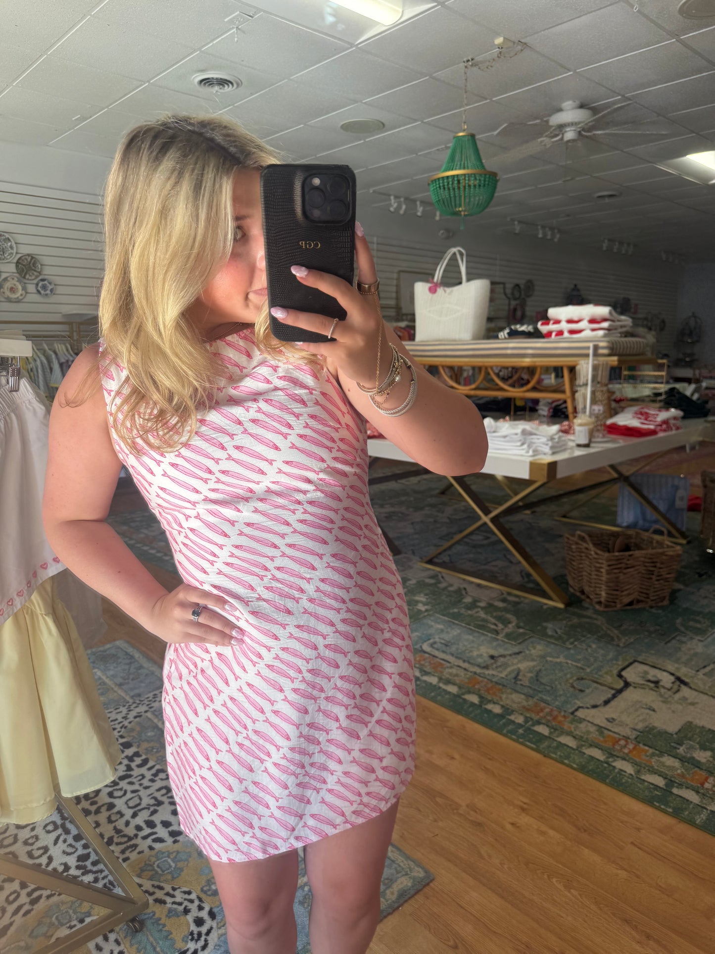 here fishy mini dress