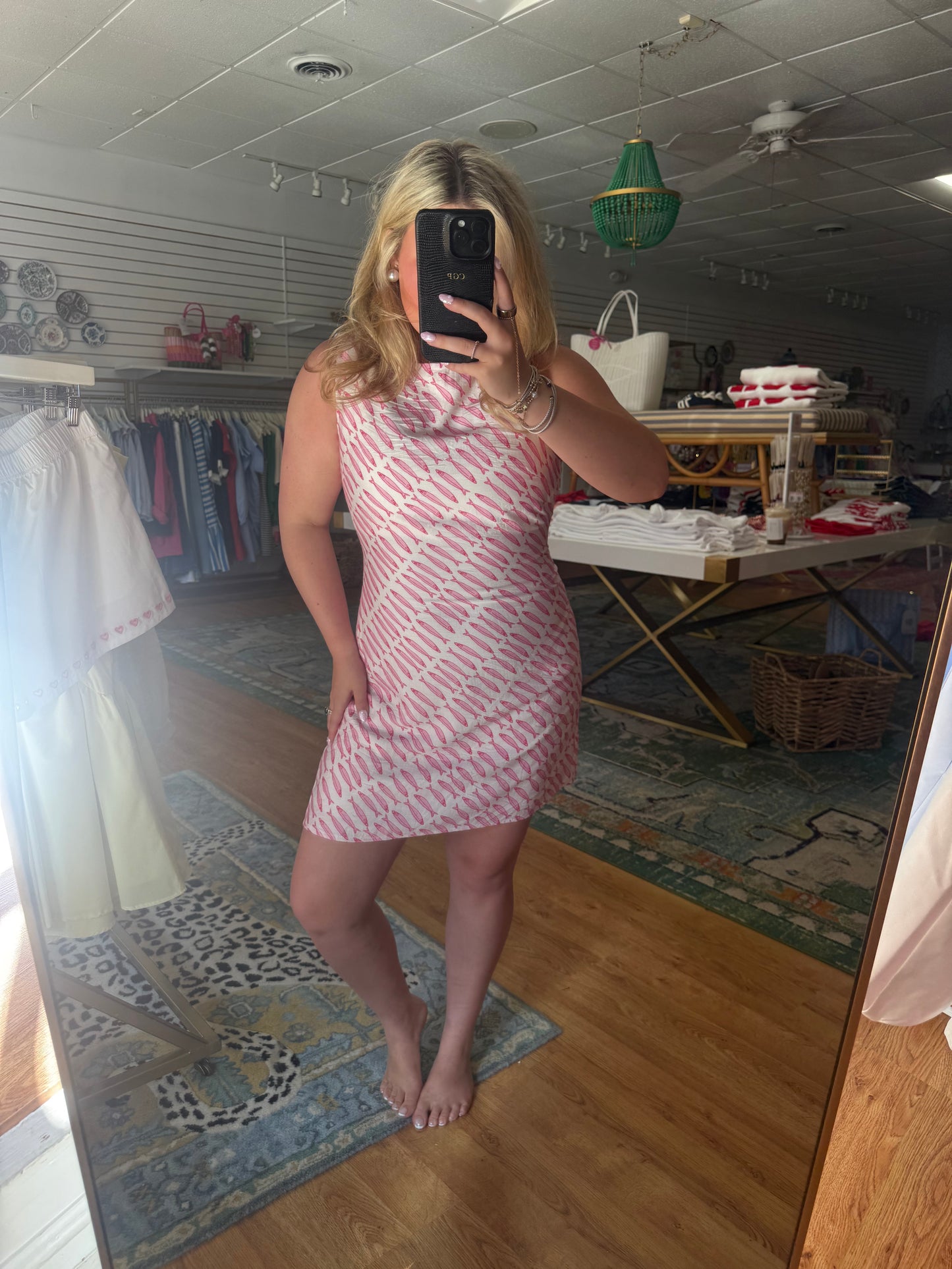 here fishy mini dress