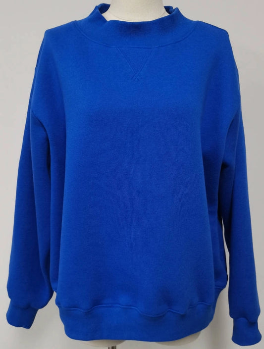 nelly mock neck sweatshirt