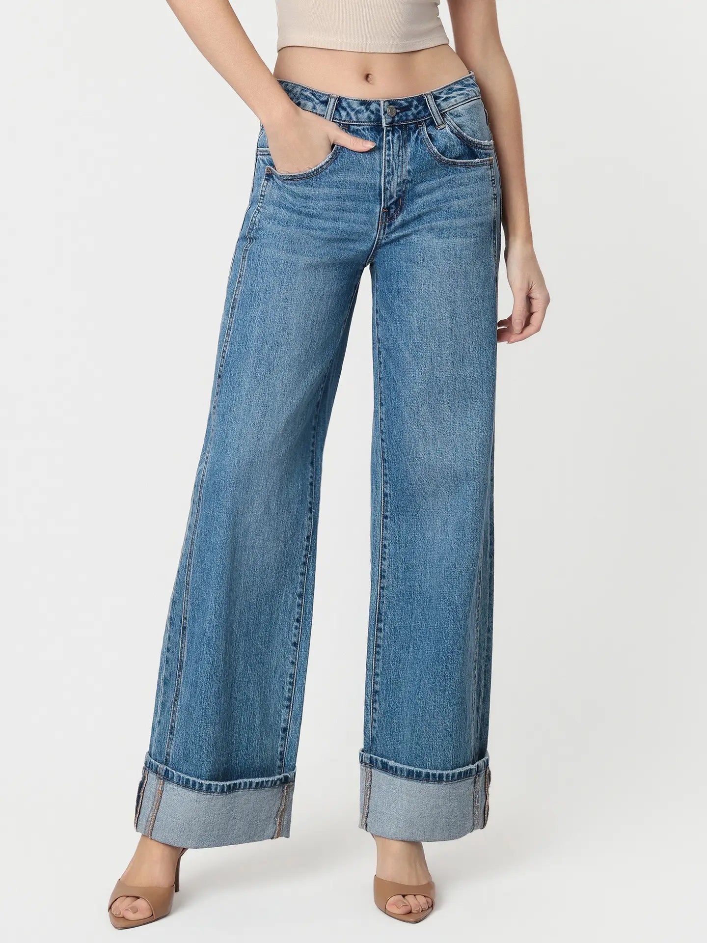 stevie cuffed jean