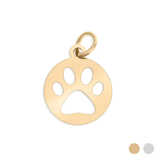 circle paw charm