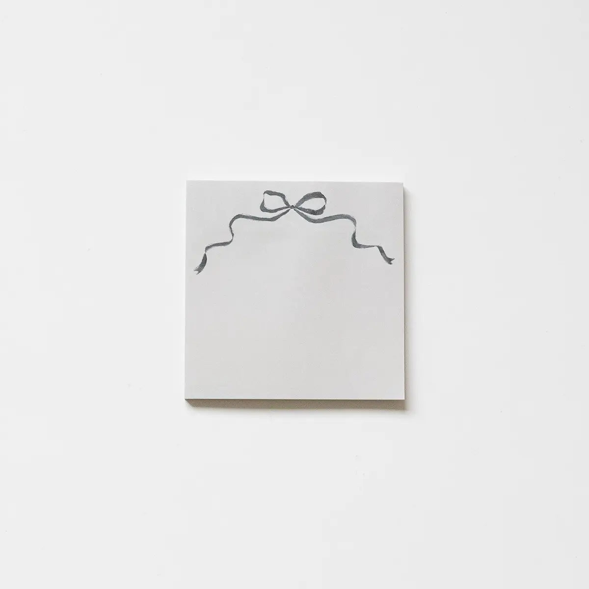 black bow sticky note pad
