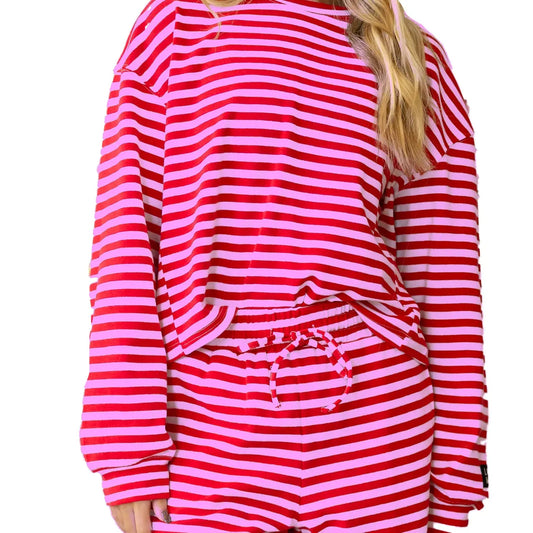 jamie striped tee lulu mac
