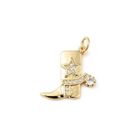 cowgirl boot charm