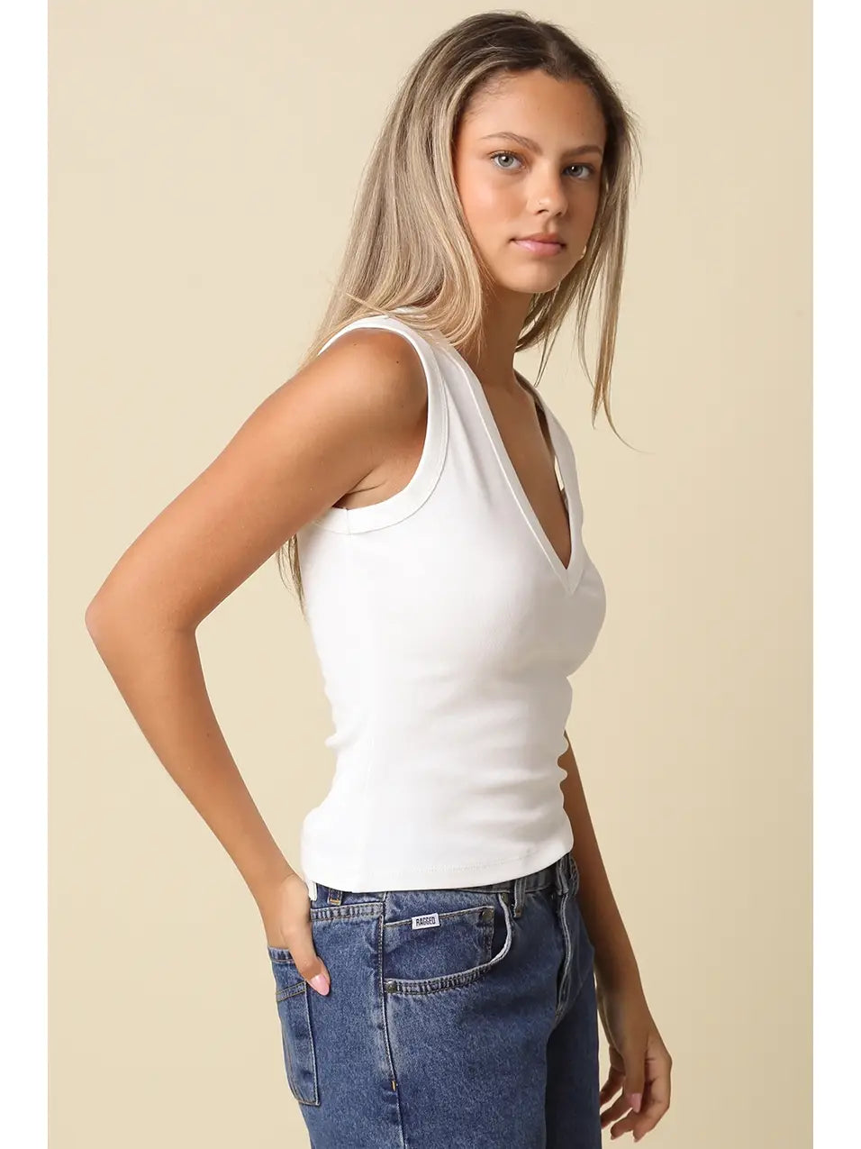 kenny vneck tank