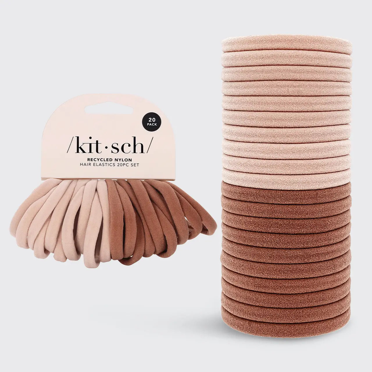 blush hair ties
