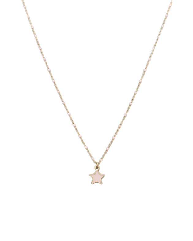epoxy star necklace