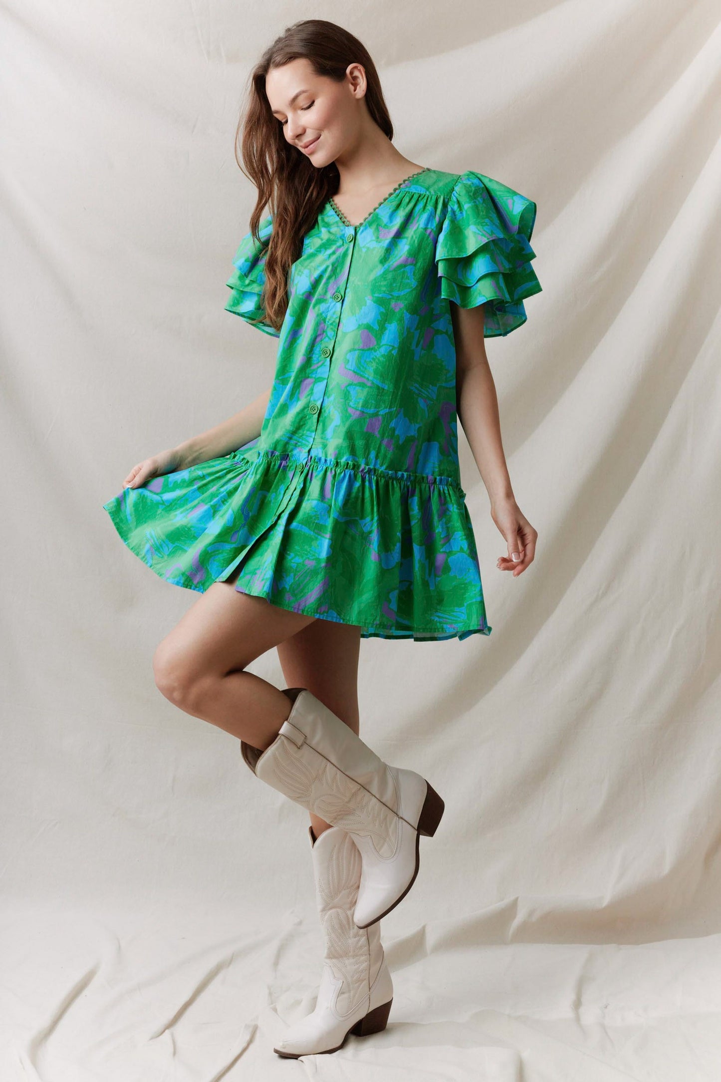garden party mini dress