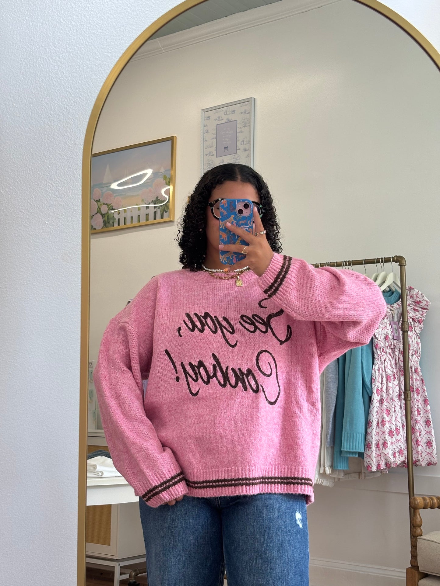 see ya cowboy crewneck
