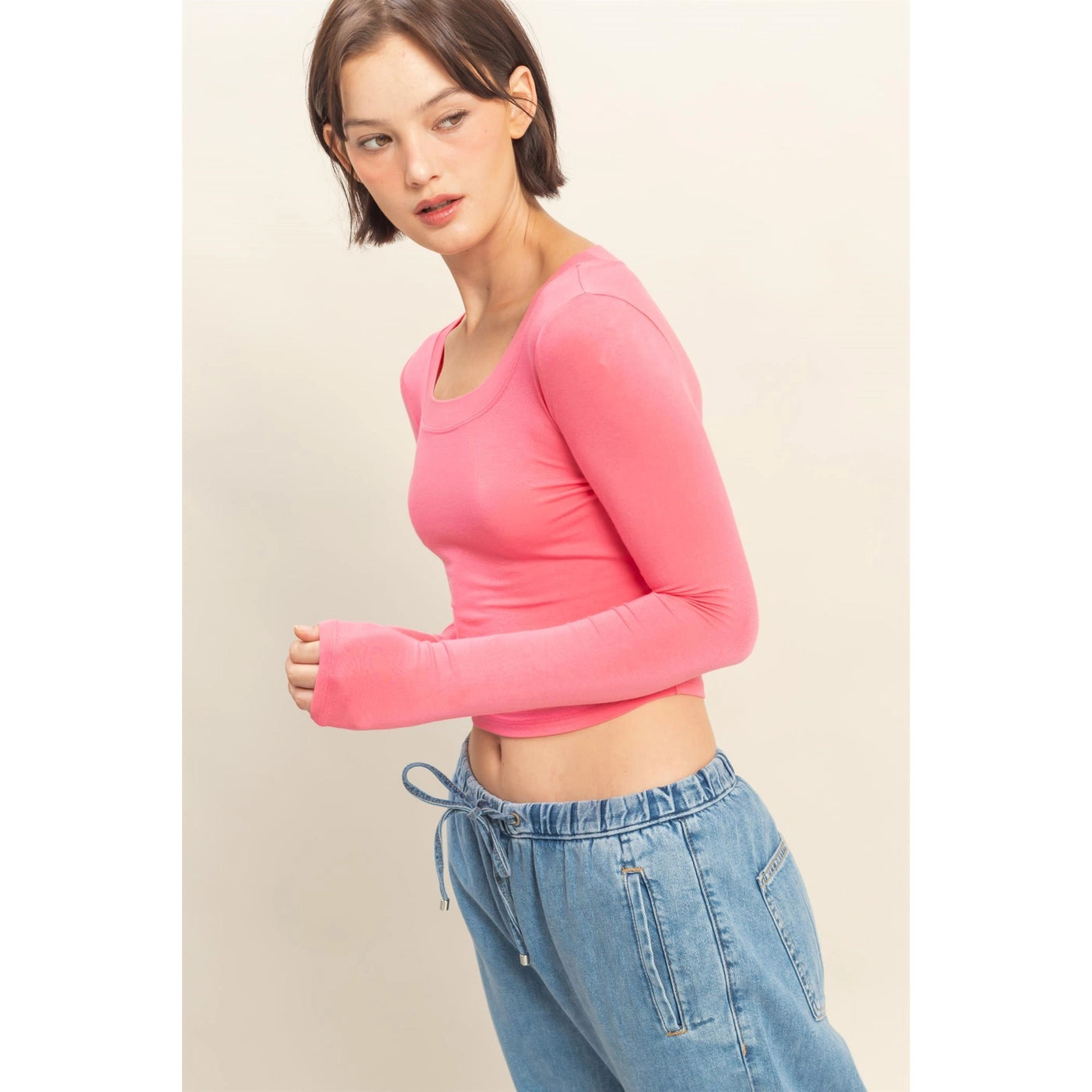 norah long sleeve top