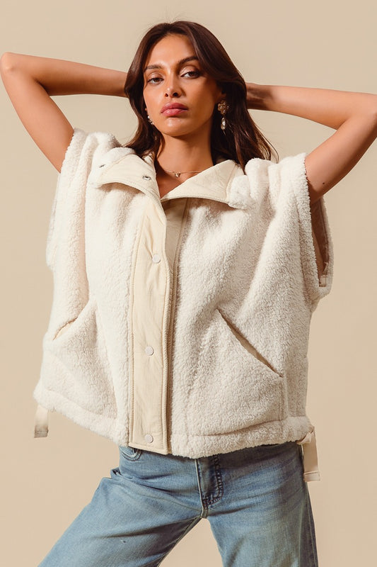 gracelyn fleece vest