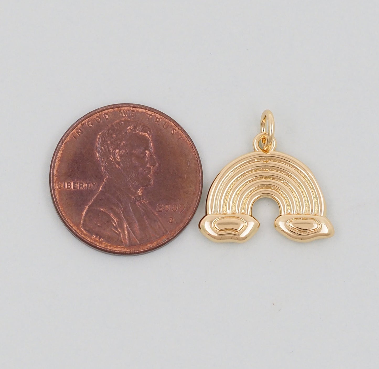 gold rainbow charm
