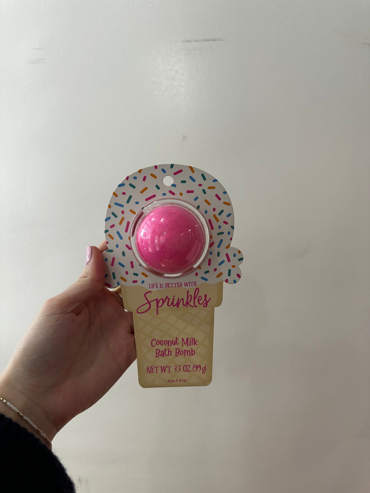 life is better with sprinkles bathbomb