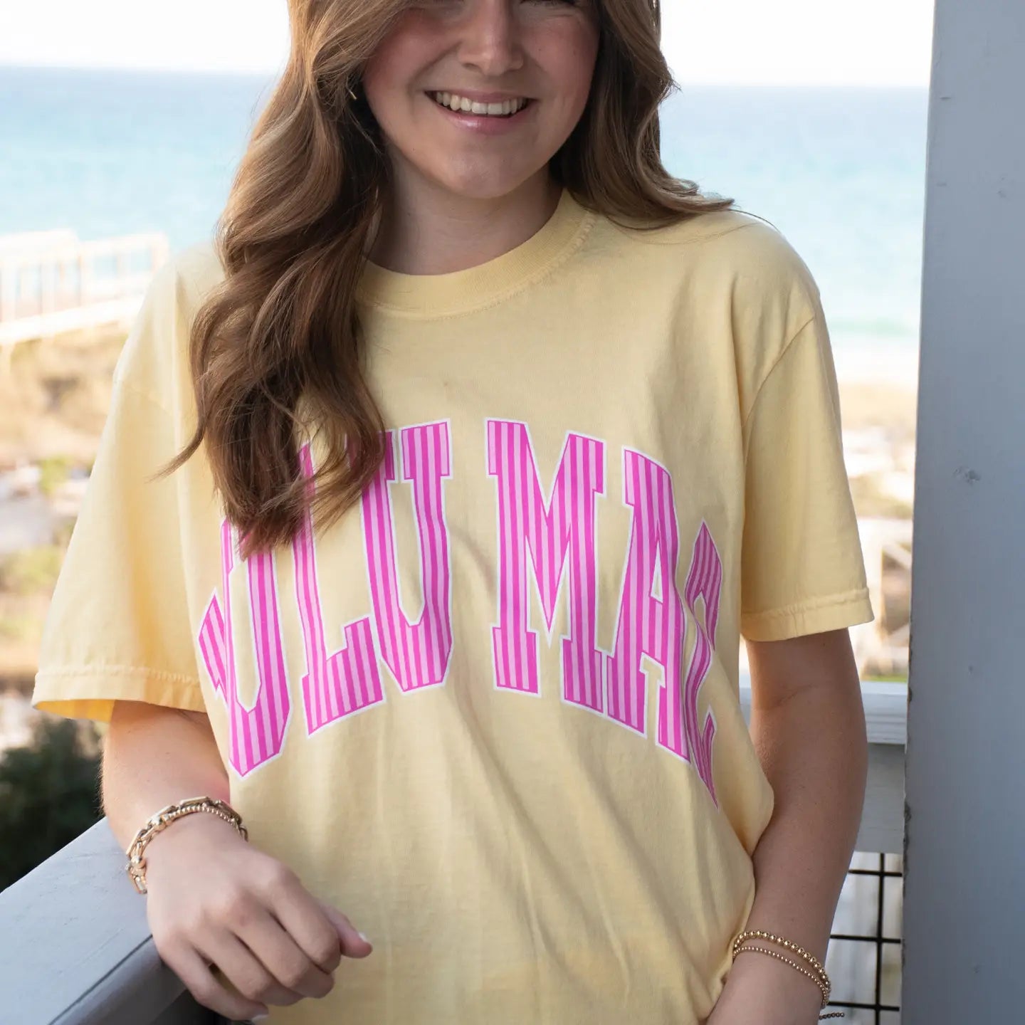 striped lulu mac tee