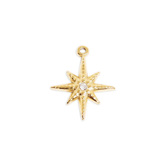compass star charm