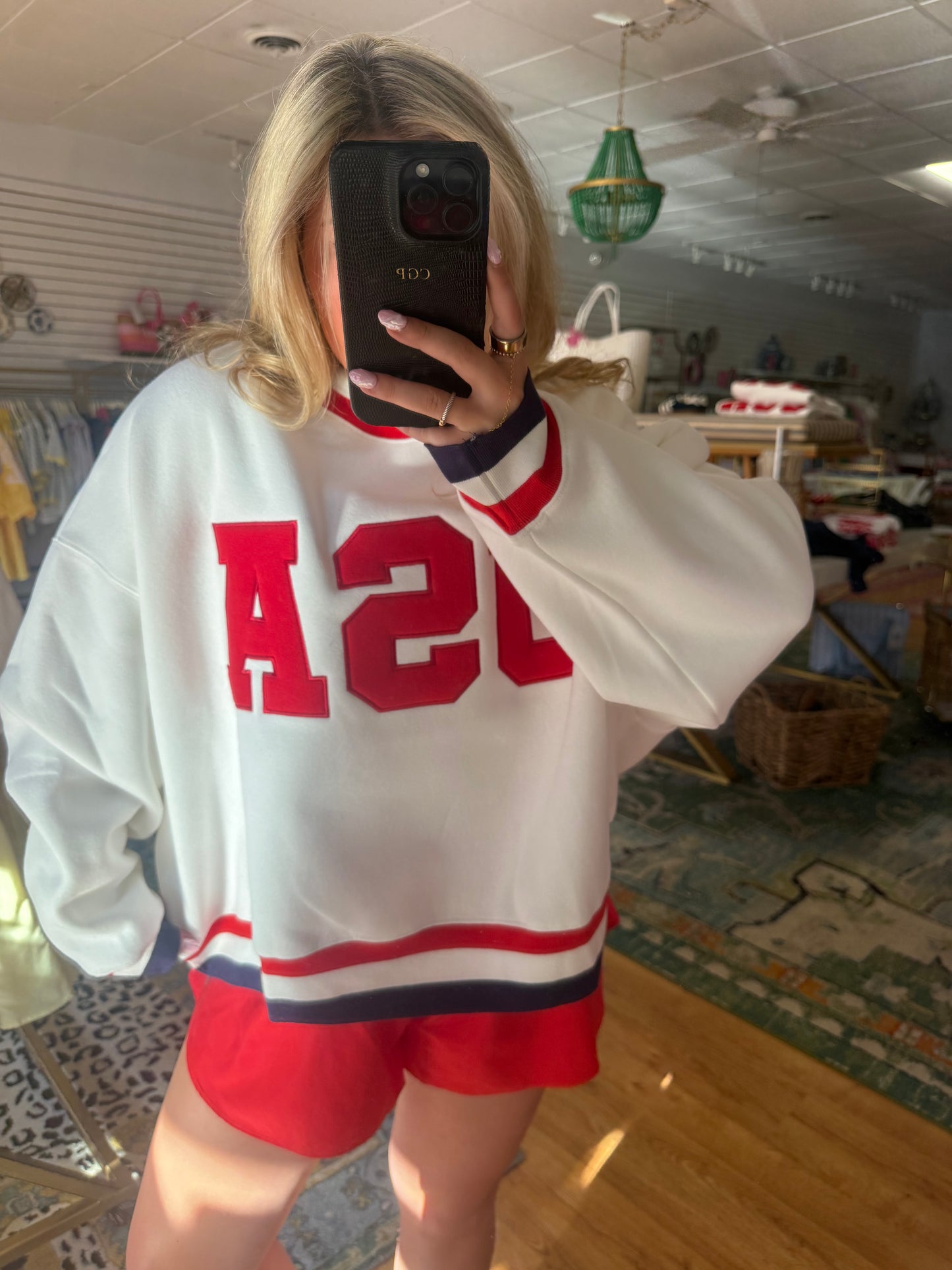 usa mock neck