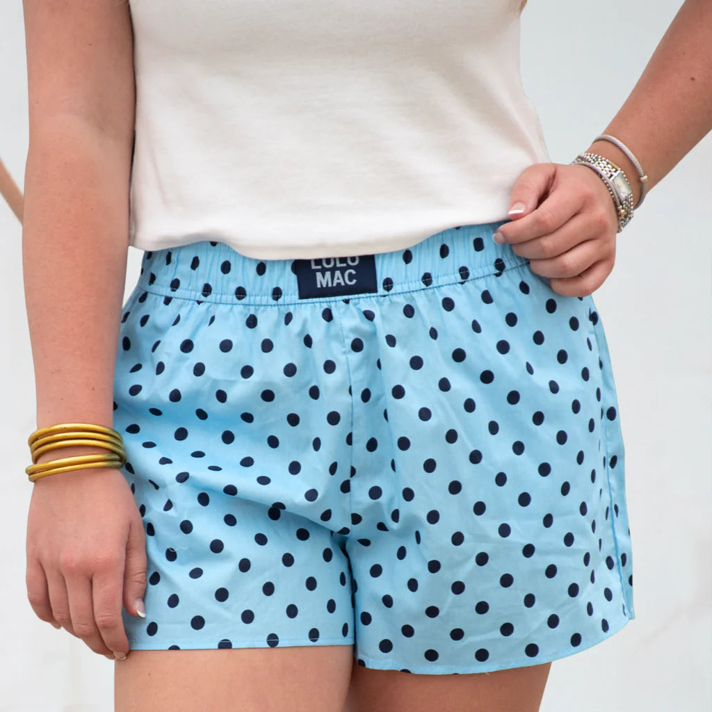 mini polka dot short lulu mac