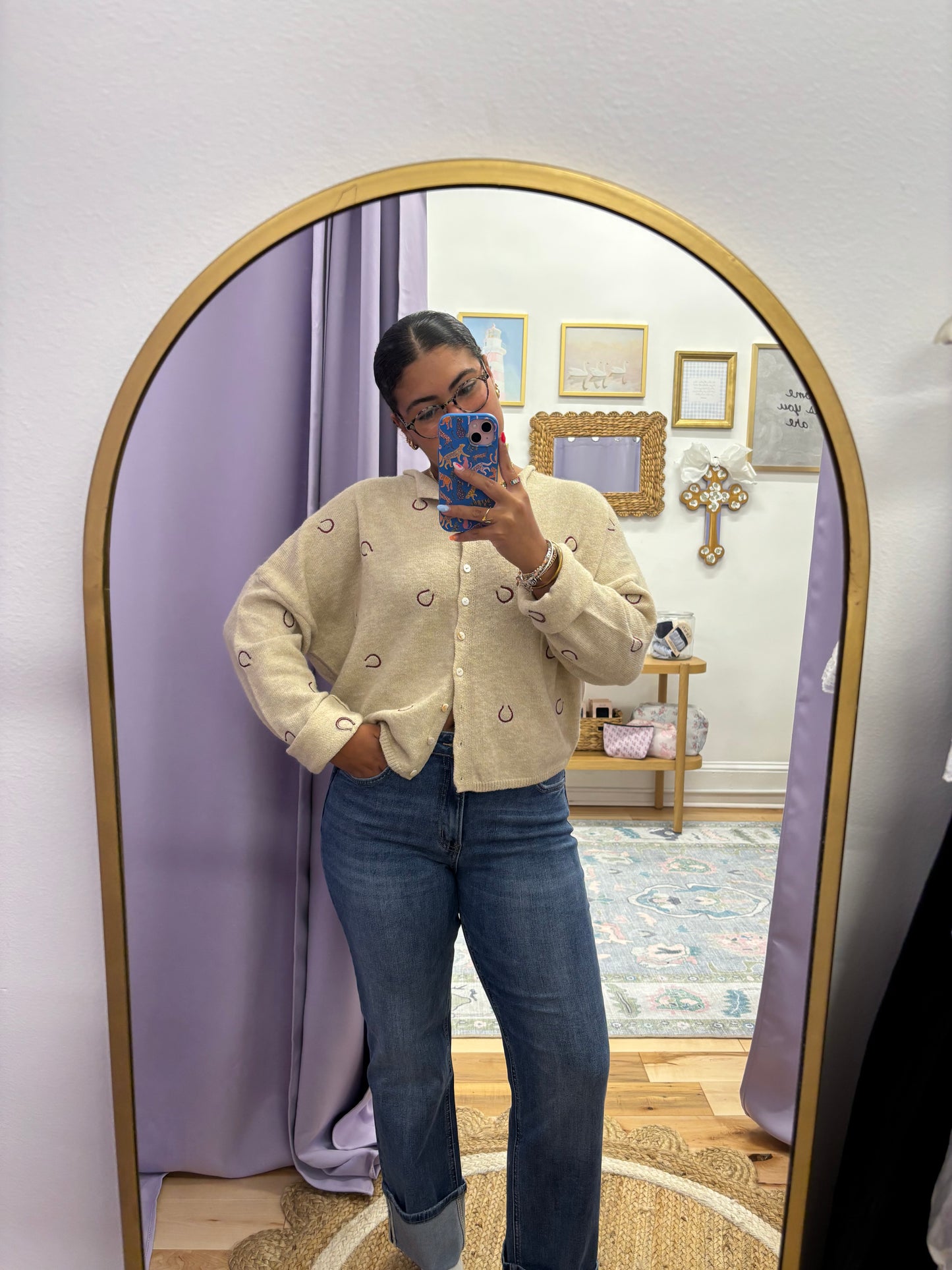 piper cardi- horseshoe