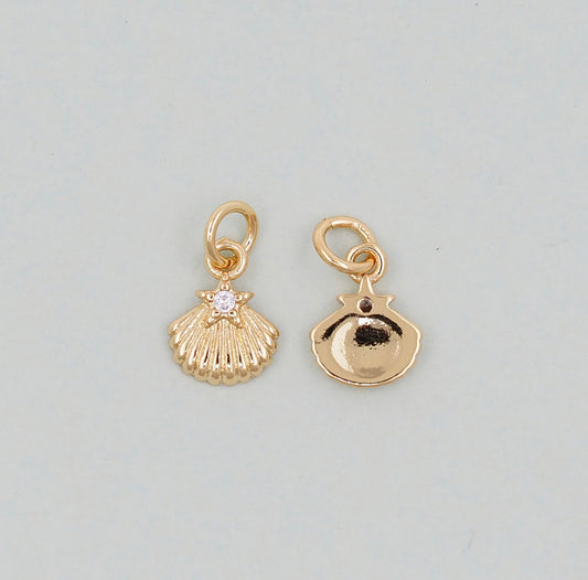 mini shell charm