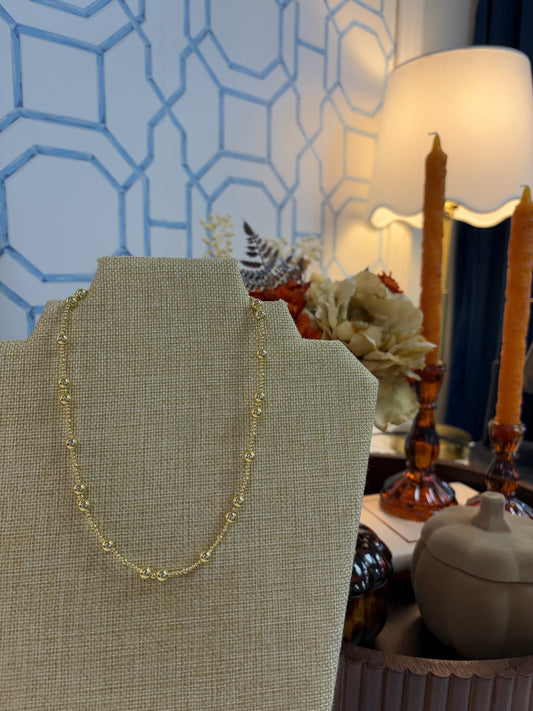 iris beaded necklace
