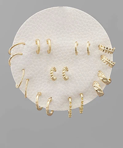 individual hoop earrings