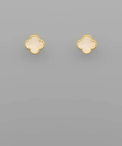 white clover studs