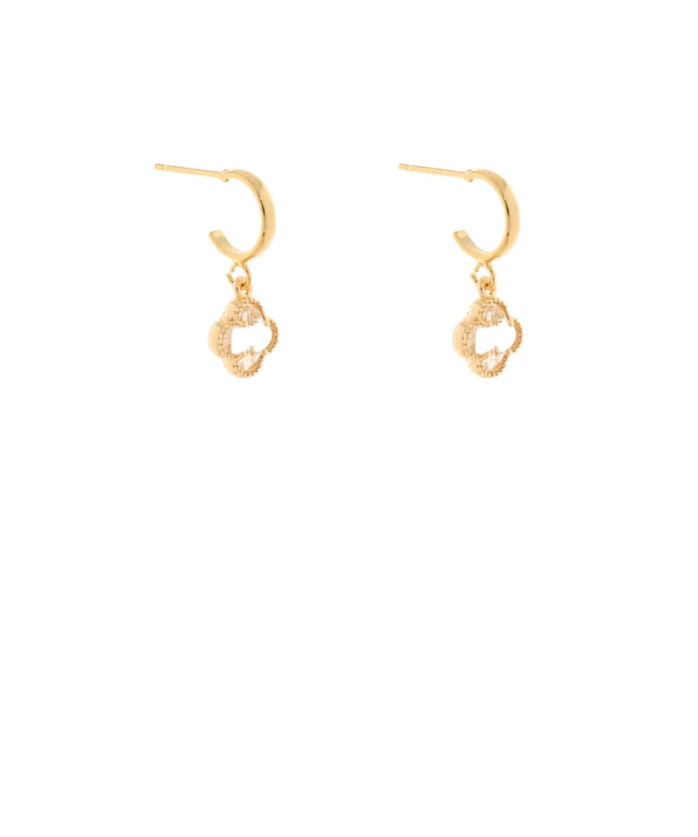 clover dangle earrings